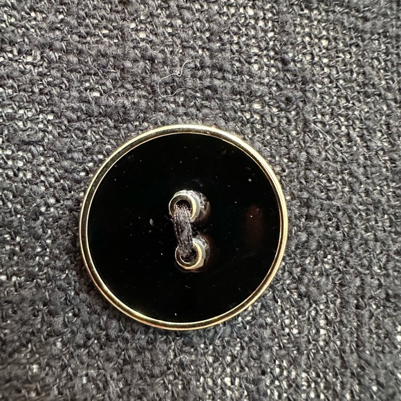 Vintage An Original Milly of New York Double-Breasted Blazer Silk Linen Size 4 S - Picture 9 of 13